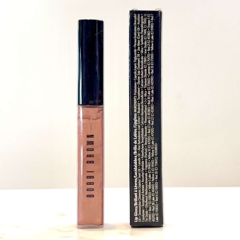 Bobbi Brown Spun Gold Shimmer Lip Gloss Full Size - Picture 3 of 4